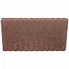 Mini Rondobandpalissade 6x25x50 cm Bruin