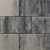 Design square 20x30x6 cm nero/grey