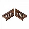Ultra Drain Cortenline Wave Rooster L-hoek