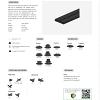 Structusol alu profiel ZWART ST16 lengte 2,4 m + rub prof