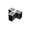 Gardendrain TEE Section Grey 65/100 mm