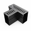 Gardendrain TEE Section RVS-Inox Viking Line 65/100 mm