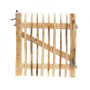 Kastanje poort Rustiek 120-120cm