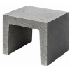 U-element 40x40x50 grijs