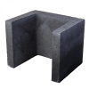 U-element 40x40x50 zwart