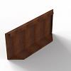Plantenbak Module+ Kopschot paneel (D) 90x42