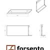 Plantenbak Module+ Parallel paneel (E) 90x42 R