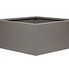 Plantenbak Vlak Taupe 90x90x40 cm