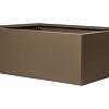 Plantenbak Vlak Supra Bruin 120x90x40 cm