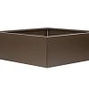 Plantenbak Vlak Supra Bruin 120x120x40 cm