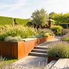 Plantenbak Vlak Corten 210x60x60 cm