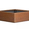 Plantenbak Modulair Corten 120x120x28 cm