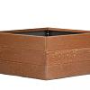 Plantenbak Modulair Corten 150x150x42 cm