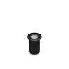 Nodar - ring zwart grondspot | warmwit | 0,2 watt | OutdoorPro+ | 12 volt