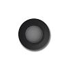 Nodar - ring zwart grondspot | warmwit | 0,2 watt | OutdoorPro+ | 12 volt