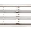 Langstaafrooster RVS 100cm
