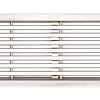 Langstaafrooster RVS 100cm