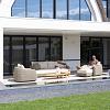 Maxime 3-zits lounge bank incl. 3 kussens