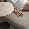 Madeira ligbed incl. kussen en hoofdsteun latte