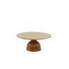 June rond salontafelblad teak, 80 cm Ø