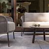 Florence 3 seater bench terre with 4 cushions
