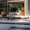 Florence 3 seater bench terre with 4 cushions