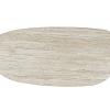 Estate mango shape table top ceramic 240 X 105 cm latte