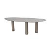 Estate mango shape table top ceramic 240 X 105 cm latte