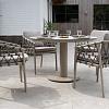 Piacenza dining chair latte with 2 cushions