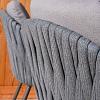 Cannes high dining chair terre with 2 cushions
