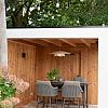 Cannes high dining chair terre with 2 cushions