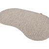 Outdoor vloerkleed kidney-vorm 200 x 290 cm. slate
