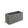 Grigio Box 100 with wheels - Natural Concrete - Plantruimte 92x42