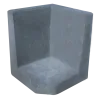 Hoek L-element 50x40x40cm Antraciet