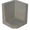 Hoek L-element 50x40x40x8cm Grijs