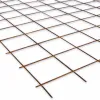 Bouwstaalmat 2x3m 0,4x15x15 Roest