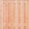 Bergen-scherm recht 180x180 cm Blank