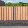 Tuinscherm Alphen Douglas 21-planks 16x140mm 180x180cm RVS Geschroefd