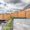 Tuinscherm Alphen Douglas 21-planks 16x140mm 180x180cm RVS Geschroefd