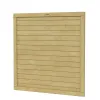 Tuinscherm Hillhout Basic Vuren 180x180cm Recht Planken1,8cm Groen Geïmpregneerd