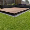 Bangkirai Vlonderplank 25x145mm glad/grof Premium 396cm