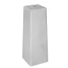 Betonpoer met verstelbare steun 15x15/18x18x50cm Wit, draadeind M16