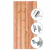 RCW Tuindeur Motala/Kalmar 11-planks 16x140mm 195x100cm incl. RVS inbouwslotset SKG*