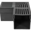 RSSD Goot Mini Hoekgoot 90 Graden 65 mm Zwart