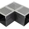 RSSD Goot Mini Hoekgoot 90 Graden 65 mm Grijs-Aluminium