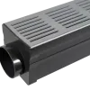 RSSD Eindstuk met Zij Uitloop tbv Goot 100x6,5x6,5cm
