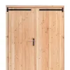 Douglas Deur incl. kozijn Dubbele klampdeur B1696x2021mm sponningmaat