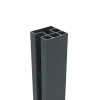 Aluminium H-paal Boston 75x75x3000mm + afwerkingsprofiel 4x24x3000mm