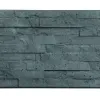 Beton-motiefplaat Schie antraciet H36xD4,8xL184cm leisteen