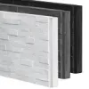 Beton-motiefplaat Schie antraciet H36xD4,8xL184cm leisteen